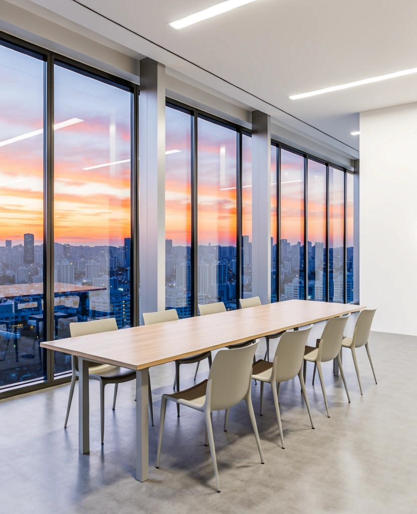 Modern collaborative workspace in Seoul